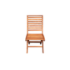 EURO Καρέκλα Πτυσσόμενη Teak Oil Finish 62x46x93cm