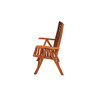 AUSTINE ΠΟΛΥΘΡΟΝΑ TEAK  OIL FINISH 65Χ63Χ108cm