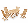 COZY  ΣΕΤ ΤΡΑΠΕΖΑΡΙΑ 5ΤΜΧ  ΞΥΛΟ TEAK