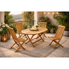 COZY  ΣΕΤ ΤΡΑΠΕΖΑΡΙΑ 5ΤΜΧ  ΞΥΛΟ TEAK
