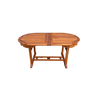 BOLTON ΤΡΑΠΕΖΙ ΟΒΑΛ ΕΠΕΚΤΕΙΝΟΜΕΝΟ ΤΕΑΚ OIL FINISH 160(40+40)/240X90X75cm