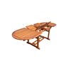 BOLTON ΤΡΑΠΕΖΙ ΟΒΑΛ ΕΠΕΚΤΕΙΝΟΜΕΝΟ ΤΕΑΚ OIL FINISH 160(40+40)/240X90X75cm
