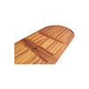 BOLTON ΤΡΑΠΕΖΙ ΟΒΑΛ ΕΠΕΚΤΕΙΝΟΜΕΝΟ ΤΕΑΚ OIL FINISH 160(40+40)/240X90X75cm
