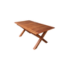 CROSS LEG ΤΡΑΠΕΖΙ ΣΤΑΘΕΡΟ ΤΕΑΚ OIL FINISH 180Χ90Χ75cm