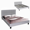 WILTON Κρεβάτι Διπλό για Στρώμα 140x190cm, Pu Άσπρο