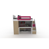 ΣΥΝΘΕΣΗ CLEVER HIGH ΜΕΛΑΜΙΝΗ ΕΛΛΗΝΙΚΗΣ ΚΑΤΑΣΚΕΥΗΣ LNA  245*190*98 (1 κρεβάτι 190Χ90 , 1 ντουλάπι, 1 ραφιέρα, 1 γραφείο)