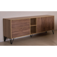 ΜΠΟΥΦΕΣ ΕΛΛΗΝΙΚΗΣ ΚΑΤΑΣΚΕΥΗΣ ΜΕ 4 ΠΟΡΤΕΣ ΚΑΙ 3 ΡΑΦΙΑ 195Χ50Χ78  ALN 954