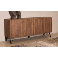 ΜΠΟΥΦΕΣ ΕΛΛΗΝΙΚΗΣ ΚΑΤΑΣΚΕΥΗΣ ΜΕ 4 ΠΟΡΤΕΣ 2 ΡΑΦΙΑ 180Χ50Χ78 ALN 803 