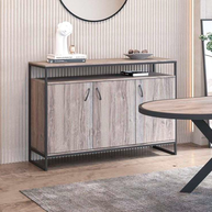 No5 Μπουφές 3Φυλλος 140x45.5xH84cm