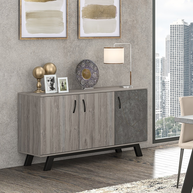 No7 Μπουφές 3Φυλλος 135x44.5xH77cm