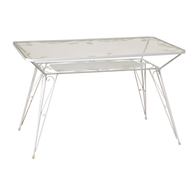 Γαλβανισμένο Παραλ/μο Τραπέζι Μασίφ 140 x 70 x 73cm