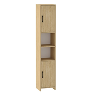Ντουλάπι κουζίνας - μπάνιου Hobbes χρώμα sapphire oak 35x30x182,3εκ.
