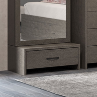 Κομοδίνο με 1 Συρτάρι για Boudoir 55x43xH27cm