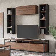 No57 Σύνθεση Σαλονιού 185x44.5xH180cm