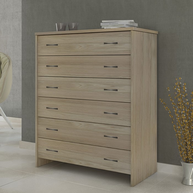 6ΑΡΑ Συρταριέρα 86x43xH112cm