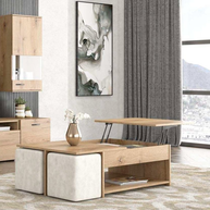 No6  Τραπεζάκι Σαλονιού 120x75xΗ40cm