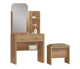 CALIBER Set Τουαλέτα + Σκαμπό Απόχρωση Sonoma Oak