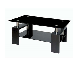 LINEA ΜΑΥΡΑ ΤΖΑΜΙΑ 110Χ60Χ45εκ. ΤΡΑΠΕΖΙ ΣΑΛΟΝΙΟΥ