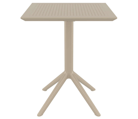 SKY TAUPE 60Χ60X74εκ. ΤΡΑΠΕΖΙ ΠΤΥΣ/ΝΟ ΠΟΛ/ΝΙΟΥ