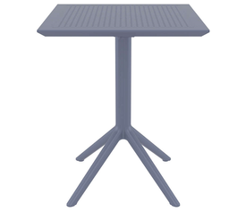 SKY DARK GREY 60Χ60X74εκ. ΤΡΑΠΕΖΙ ΠΤΥΣ/ΝΟ ΠΟΛ/ΝΙΟΥ