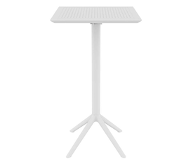 SKY WHITE BAR 60Χ60Χ108εκ.ΠΤΥΣ/ΝΟ ΤΡΑΠ. ΠΟΛ/ΝΙΟΥ