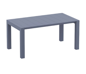 VEGAS DARK GREY 100X180/220Χ75εκ. ΕΠΕΚΤ.ΤΡΑΠΕΖΙ ΠΟΛ/ΝΙΟΥ