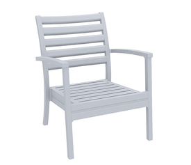 ARTEMIS XL SILVER GREY ΠOΛΥΘΡΟΝΑ ΠΟΛ/ΝΙΟΥ 71x76xH89cm