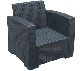 MONACO DARK GREY ΠΟΛΥΘΡΟΝΑ ΠΟΛ/ΝΙΟΥ 82X79X79εκ.