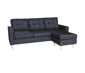 LIANA S BLACK ΥΦΑΣΜΑ ΓΩΝΙΑ 185Χ126εκ.