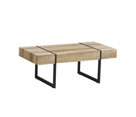 DIXY ΟΑΚ 120Χ60Χ45εκ.ΤΡΑΠΕΖΙ ΣΑΛΟΝΙΟΥ