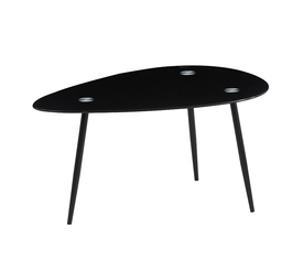 AGNES ΜΑΥΡΟ ΤΖΑΜΙ 90Χ60Χ45εκ.ΤΡΑΠΕΖΙ ΣΑΛΟΝΙΟΥ