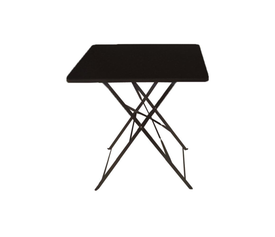 MAYO ΤΡΑΠΕΖΙ ΚΑΦΕΝΕΙΟΥ ΤΕΤΡΑΓΩΝΟ ΜΑΥΡΟ 70x70χ72cm