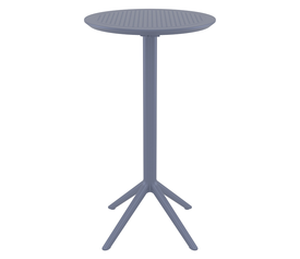 SKY DARK GREY BAR Φ60Χ108εκ.ΠΤΥΣ/ΝΟ ΤΡΑΠ. ΠΟΛ/ΝΙΟΥ