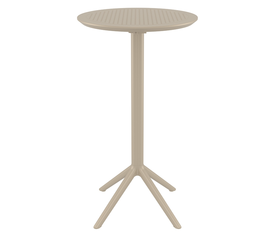 SKY TAUPE BAR Φ60Χ108εκ.ΠΤΥΣ/ΝΟ ΤΡΑΠ. ΠΟΛ/ΝΙΟΥ