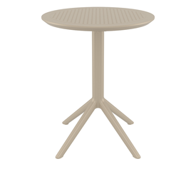 SKY TAUPE Φ60X74εκ. ΤΡΑΠΕΖΙ ΠΤΥΣ/ΝΟ ΠΟΛ/ΝΙΟΥ