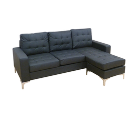 SERONA ΓΩΝΙΑ BLACK PU 191Χ128εκ.