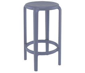 TOM 65εκ. ΣΚΑΜΠΟ DARK GREY ΠΟΛ/ΝΙΟΥ