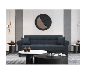 AZUR GREY ΥΦΑΣΜΑ 3ΘΕΣΙΟΣ ΚΑΝΑΠΕΣ/ΚΡΕΒΑΤΙ ΜΕ ΑΠΟΘ.ΧΩΡΟ 210X80εκ.