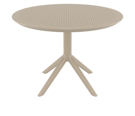 SKY TAUPE Φ105X74εκ. ΤΡΑΠΕΖΙ ΠΟΛ/ΝΙΟΥ