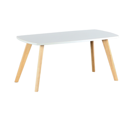 MANDY ΛΕΥΚΟ 100Χ50Χ45εκ.ΤΡΑΠΕΖΙ ΣΑΛΟΝΙΟΥ