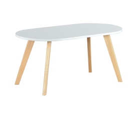 MARA ΛΕΥΚΟ 100Χ50Χ45εκ.ΤΡΑΠΕΖΙ ΣΑΛΟΝΙΟΥ