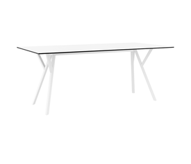 MAX ΤΡΑΠΕΖΙ 180X90Χ74εκ. WHITE LAMINATE 12mm