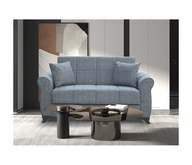 LENA GREY ΥΦΑΣΜΑ 2ΘΕΣΙΟΣ ΚΑΝΑΠΕΣ/ΚΡΕΒΑΤΙ ΜΕ ΑΠΟΘ.ΧΩΡΟ 150Χ80εκ.