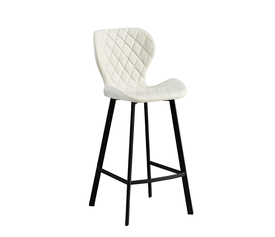 MARTIN OFF WHITE ΥΦΑΣΜΑ(Σ2)73εκ.ΣΚΑΜΠΟ ΜΕΤΑΛΛΙΚΟ