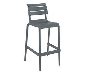 HELEN 75εκ. ΣΚΑΜΠΟ DARK GREY ΠΟΛ/ΝΙΟΥ