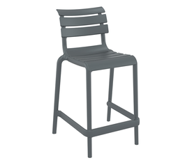 HELEN 65εκ. ΣΚΑΜΠΟ DARK GREY ΠΟΛ/ΝΙΟΥ