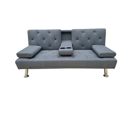 REST GREY ΥΦΑΣΜΑ ΚΑΝΑΠΕΣ-ΚΡΕΒΑΤΙ 168X88εκ.