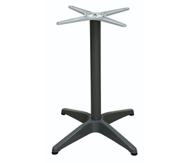 RINA 4ΝΥΧΗ 66Χ66Χ73εκ. DARK GREY ΒΑΣΗ ΑΛΟΥΜΙΝΙΟΥ ΜΕ ΡΕΓ/ΡΟΥΣ