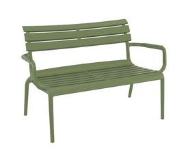 PARIS ΚΑΝΑΠΕΣ OLIVE GREEN 116X70X75εκ. ΠΟΛ/ΝΙΟΥ