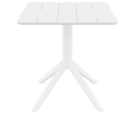 PARIS WHITE 70X70X74εκ. ΤΡΑΠΕΖΙ ΠΟΛ/ΝΙΟΥ